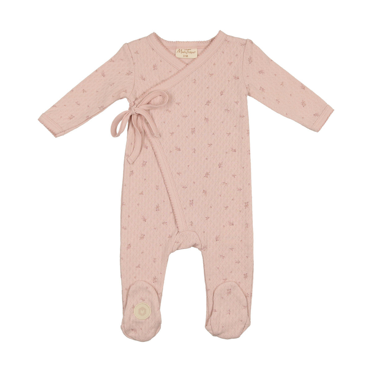 Leaf Print Wrap Footie – Mon Trésor Bebe