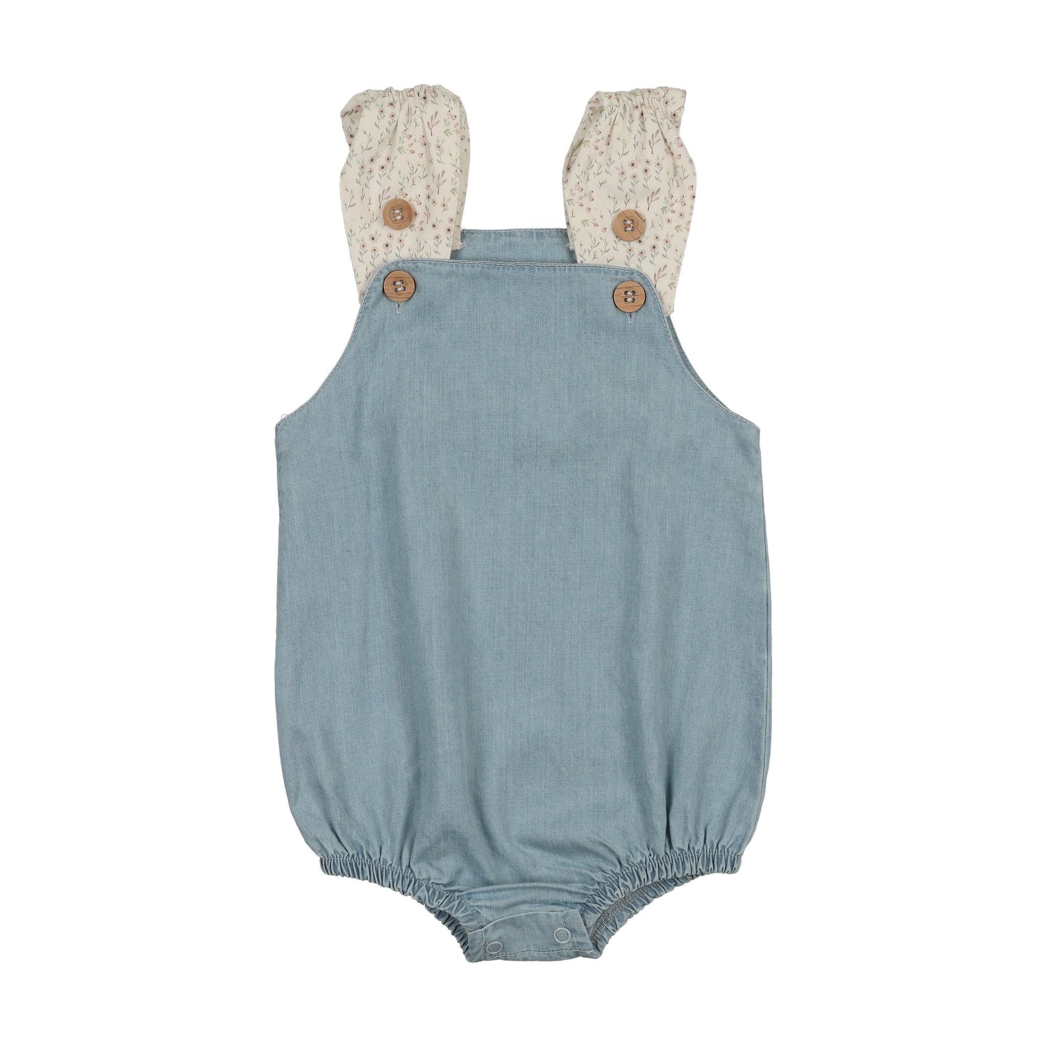Daisy Denim Girls Romper – Mon Trésor Bebe