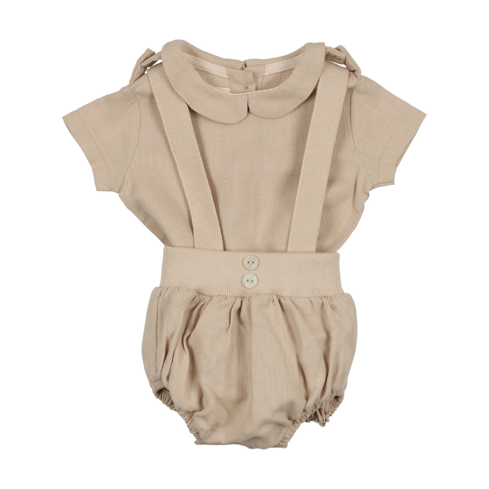 【ℳ♡ 】Bebe ribbon set tops beige Knit-and-Linen Ensemble – Mon Trésor Bebe