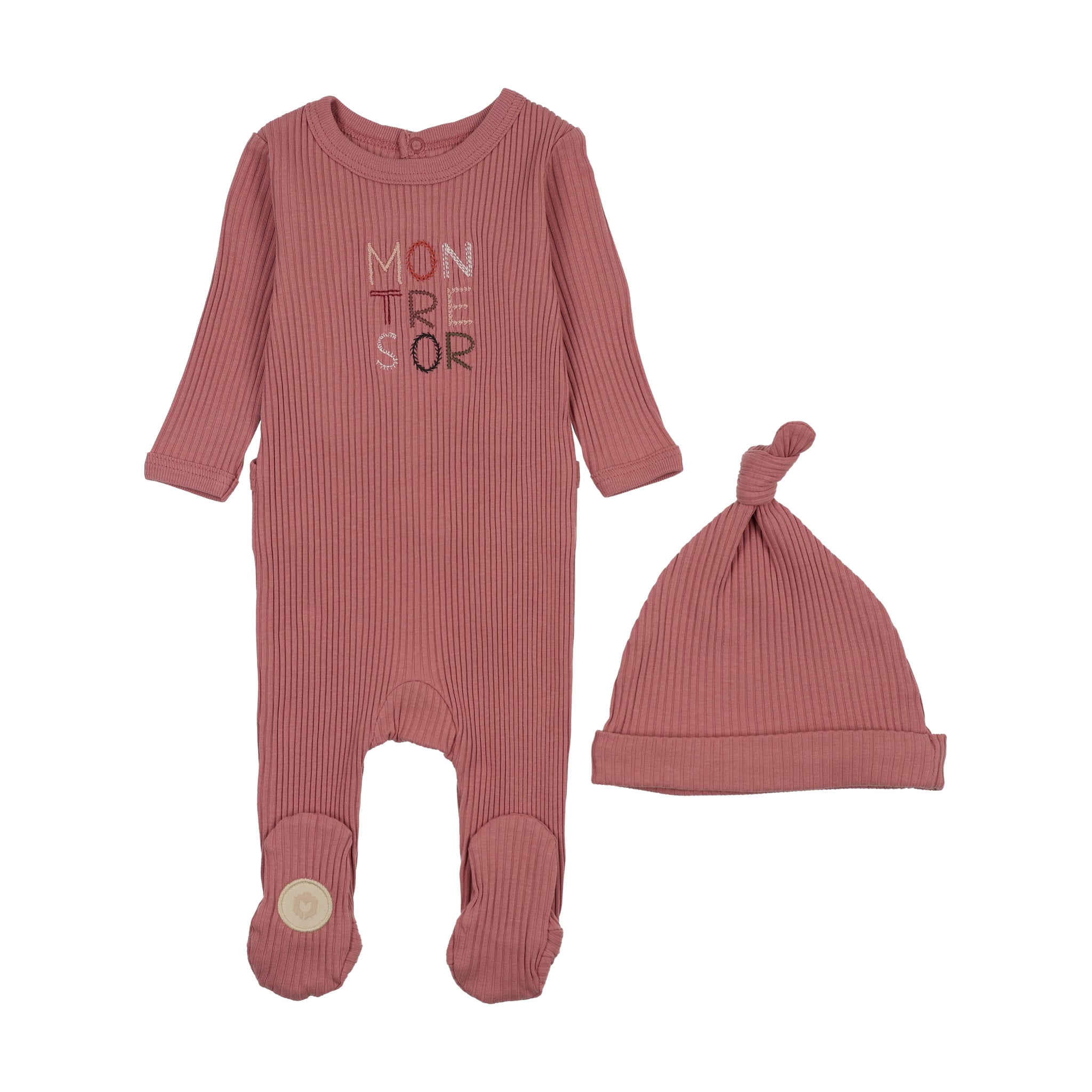 Rainbow Rib Footie & Hat Set – Mon Trésor Bebe